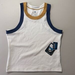 NWT KÜhl White and Blue Tank Top